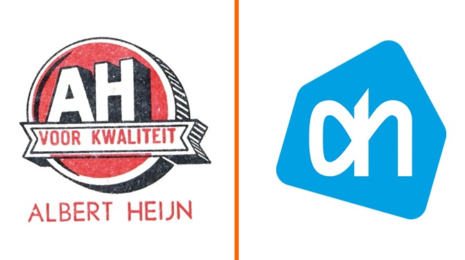 Harde kern Albert Heijn wil oude logo terug