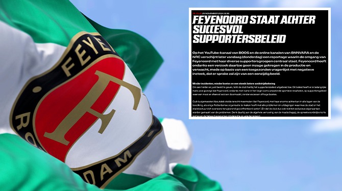Statement Feyenoord-directie: 'We weten waar homofiele kutjood Tim Hofman woont'