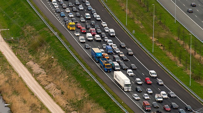 Het gaat goed met de Nederlandse file