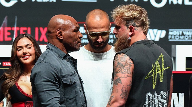 Trump: ‘Gevecht tussen Jake Paul en Mike Tyson moet uitwijzen wie van hen minister van Financiën wordt’