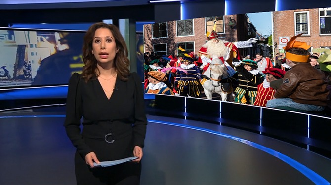Spanning in het Achtuurjournaal: gaat de Sinterklaasintocht wel door?