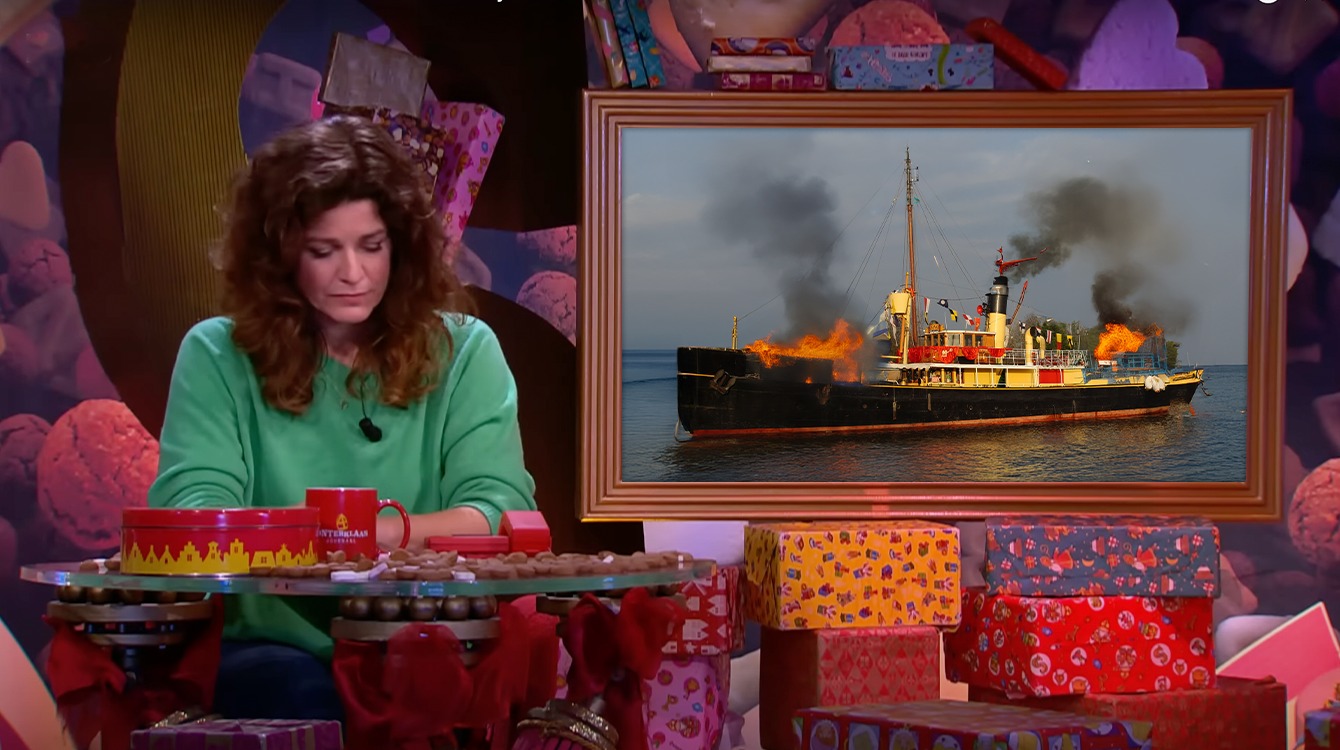 Sinterklaasjournaal: ‘Pakjesboot aangevallen door Houthi-rebellen’