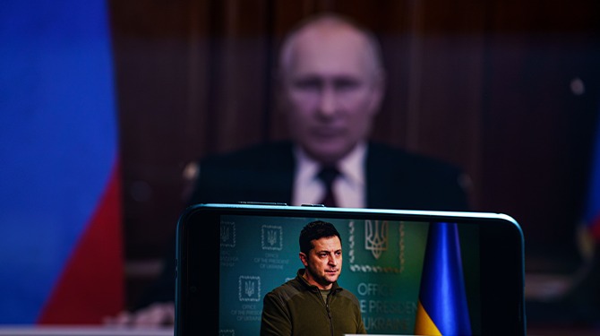 Keurige Zelensky belt Poetin om hem te feliciteren