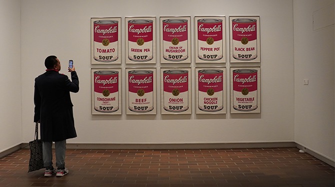 Inbraak kunstgalerie Oisterwijk: twee Warhols en een blik soep gestolen