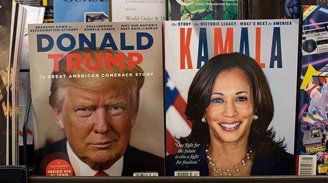 Twijfelende kiezer vindt Trumps bewondering voor Hitler 'kwalijk', maar Harris 'niet concreet genoeg'
