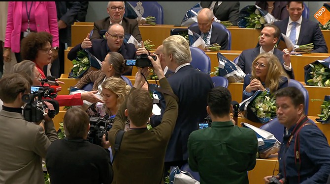 Parlementair journalisten ontdekken nieuw PVV-Kamerlid