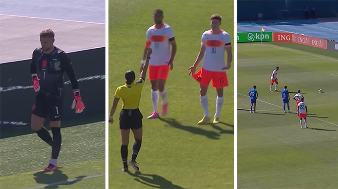 ‘Raak je elke wedstrijd een keeper kwijt, pak je altijd rood en win je steeds nét met 2-1, dan word je gewoon wereldkampioen’