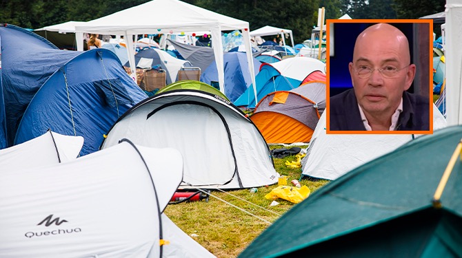 Vriendengroep gaat vroeg naar bed op Lowlands zodat ze ‘s ochtends keihard kunnen gaan op Tommy Wieringa
