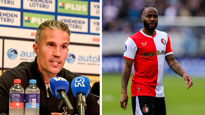 Van Persie: 'Ik vind dat Sterling prima gereden heeft'