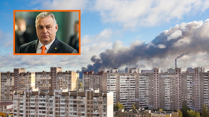 Golf van enthousiasme over vredesmissie Orbán voelbaar onder puin van Oekraïens kinderziekenhuis