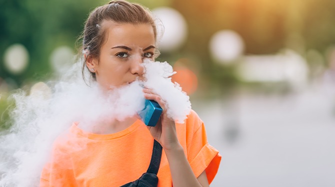 Scholier die vapet wil niet cool zijn maar gewoon vroeg dood