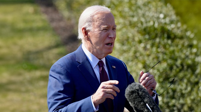 Biden geeft zichzelf een 6, misschien een C