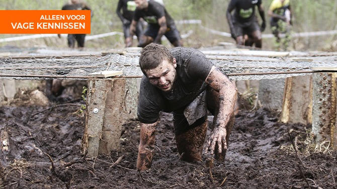 Mud Run fantastische ervaring los van 7 teken, gebroken sleutelbeen en ziekte van Weil