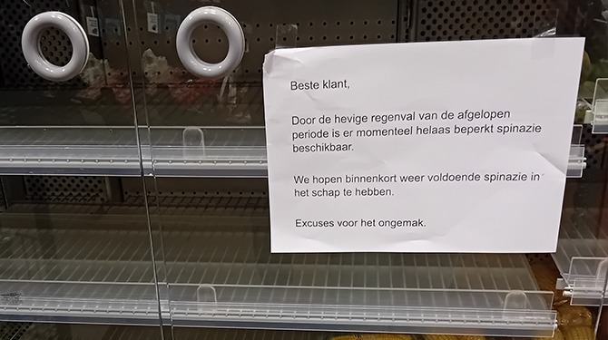 Geen spinazie meer in supermarkten: zitten de peuters hierachter?
