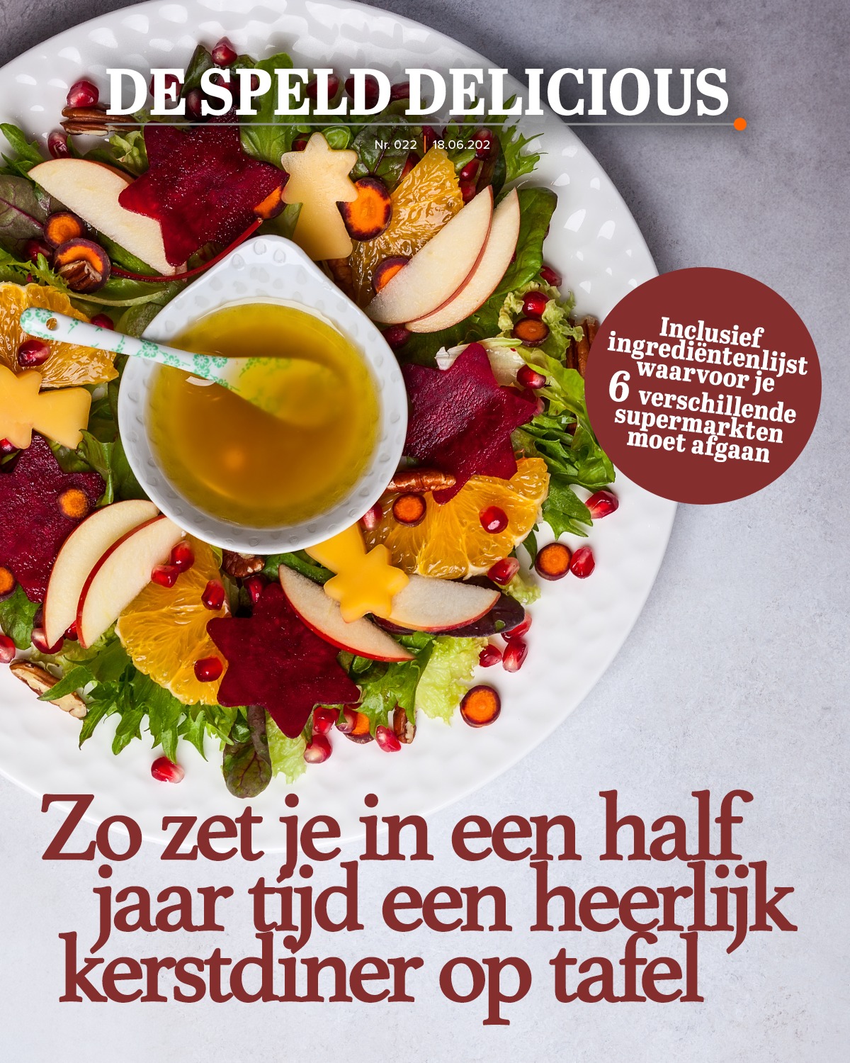 De Speld Delicious: Zo zet je in een half jaar tijd een heerlijk kerstdiner op tafel