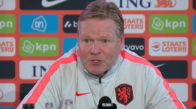 Koeman: 'Je kiest ervoor om de eerste persoon enkelvoud thuis te laten'