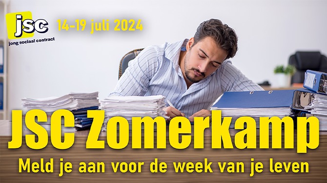 JSC Zomerkamp: meld je aan voor een week lang dossiers doorspitten!