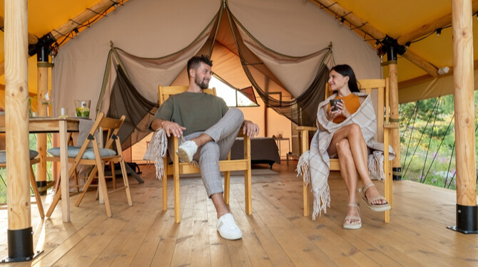 Man die had gezworen om nooit te gaan glampen nu toch aan het glampen