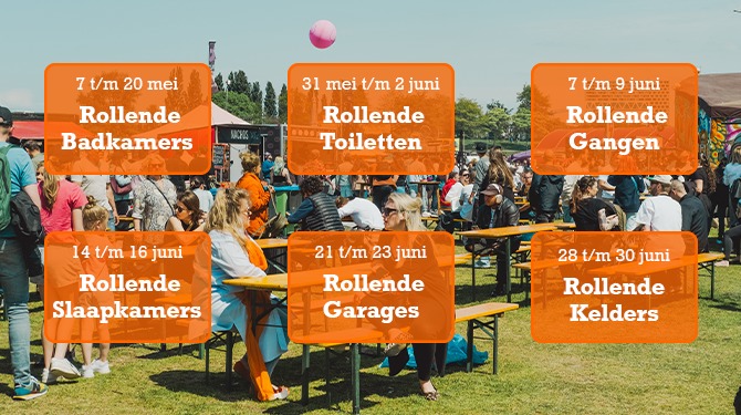 Het Rollende-programma voor de komende weken in het Amsterdamse Westerpark