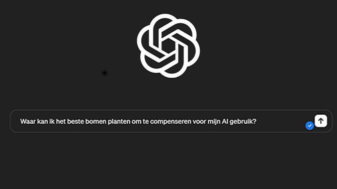 Jiska plant voor elke prompt op ChatGPT een boom