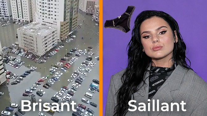 Is het brisant of saillant? Doe de test