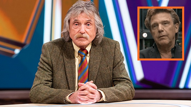 John de Mol roept Johan Derksen op het matje om hem nog een contractverlenging aan te bieden