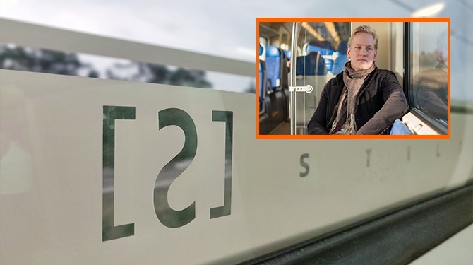 Autoriteit van man die pratende medereizigers in stiltecoupé tot de orde roept ondergraven door omroepbericht van conducteur