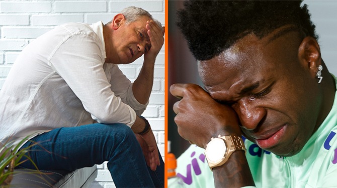 Racist gelooft niet dat mensen echt kunnen begrijpen hoezeer hij lijdt onder maniertjes van Vinícius