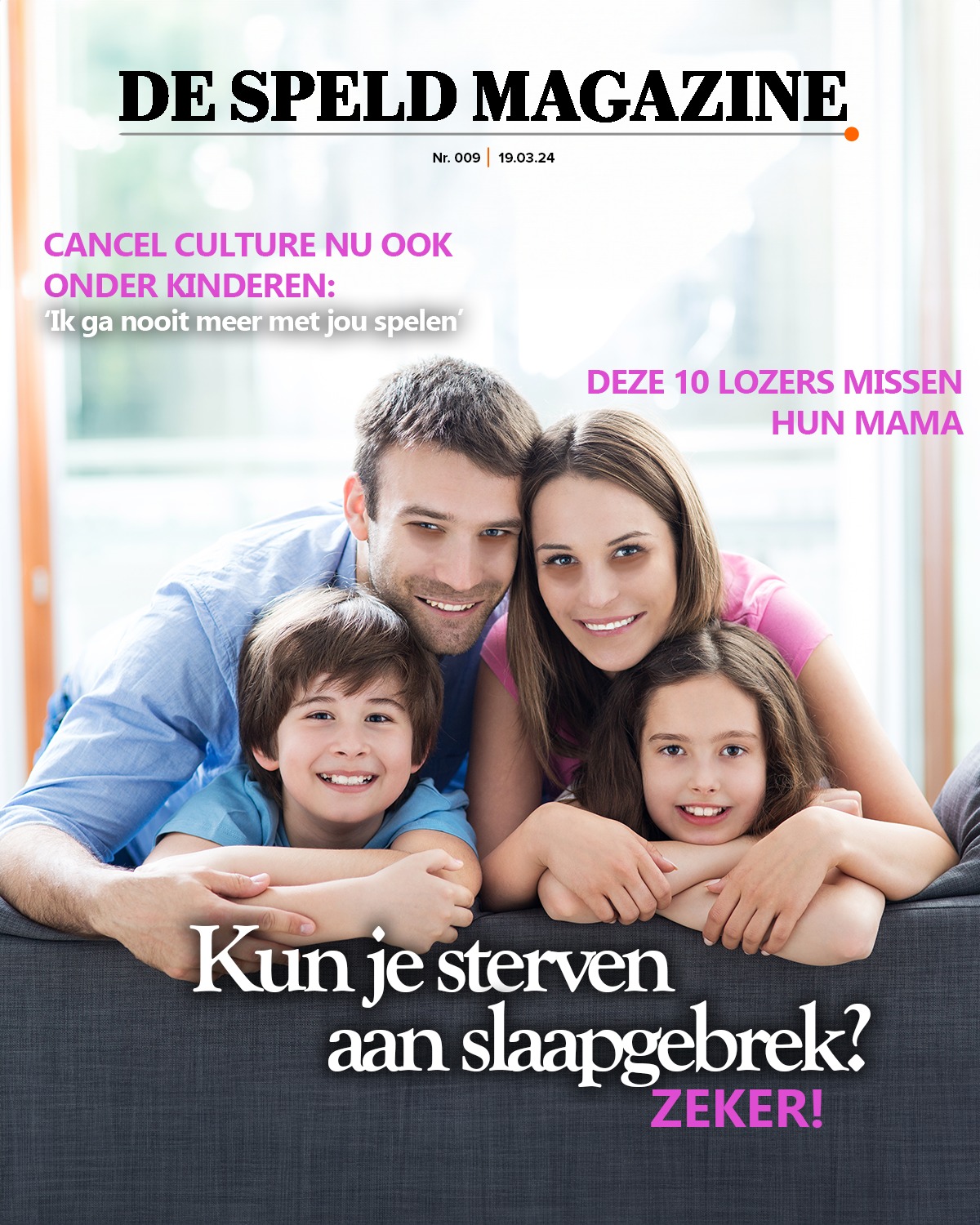 De Speld Magazine - Kun je sterven aan slaapgesprek? Zeker!
