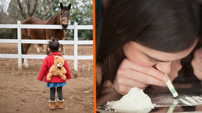 Sanne was vroeger een paardenmeisje en is nu verslaafd aan ketamine
