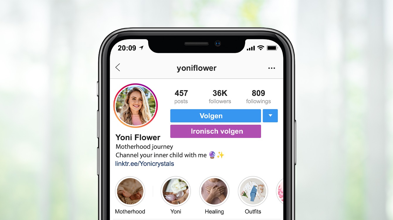 Instagram komt met knop om te laten zien dat je iemand ironisch volgt