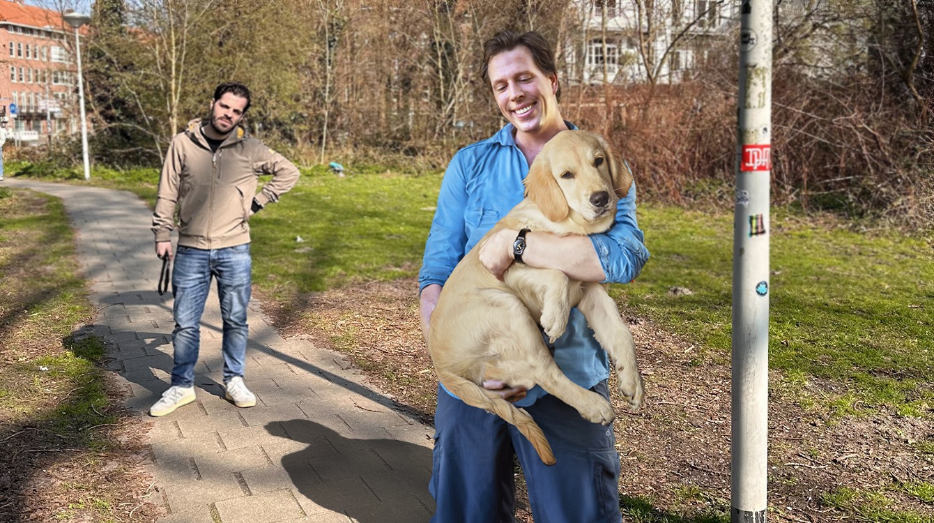 Man die gewoon z’n hond wil uitlaten lastiggevallen door Freek Vonk