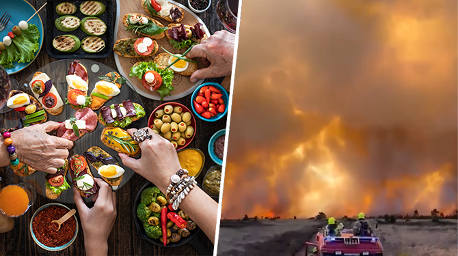 Na bosbranden nu ook ’s avonds tapas eten en siësta in Nederland