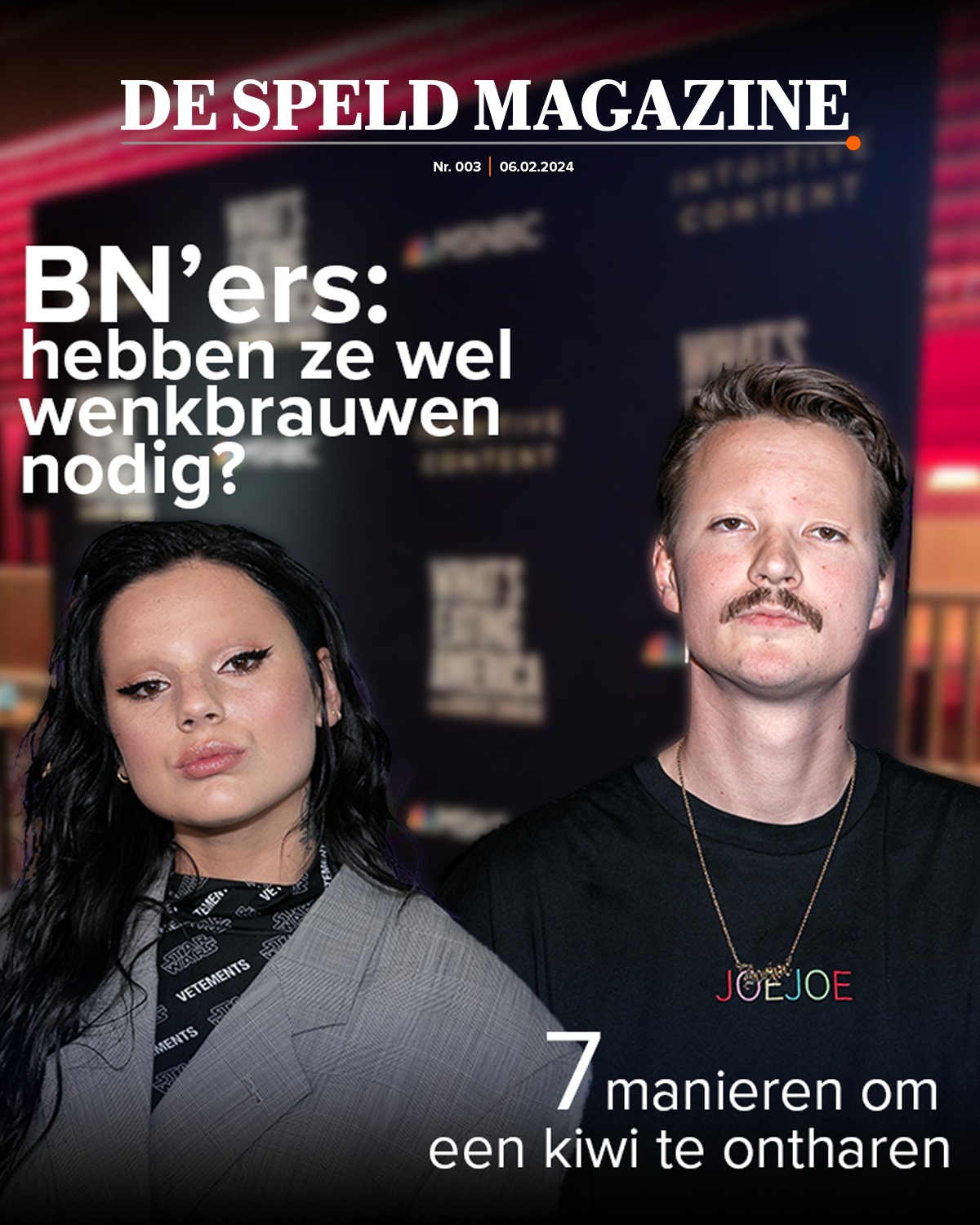 De Speld Magazine – BN’ers: hebben ze wel wenkbrauwen nodig?