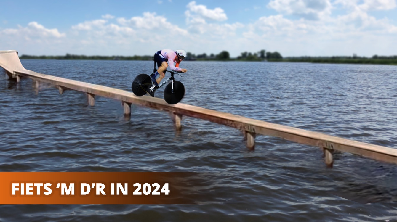 Jeffrey Hoogland doet gooi naar record ‘Fiets ‘m d’r in’