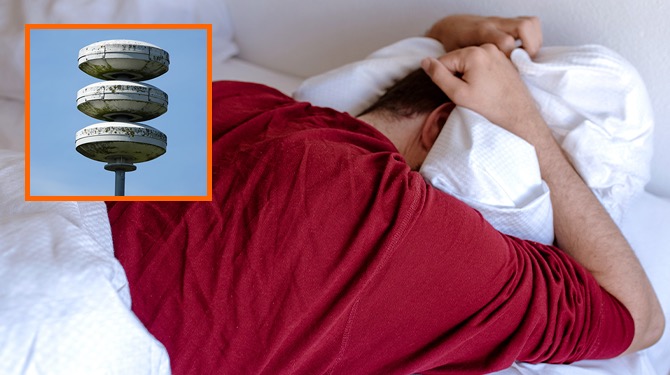 Man snoozet luchtalarm: ‘Nu even niet’
