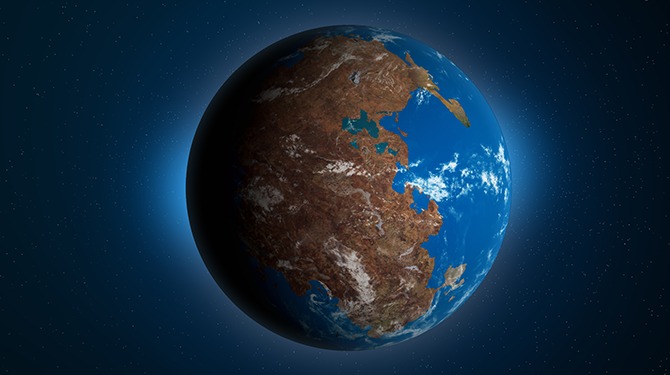 Eéncontinentenoplossing: Pangea