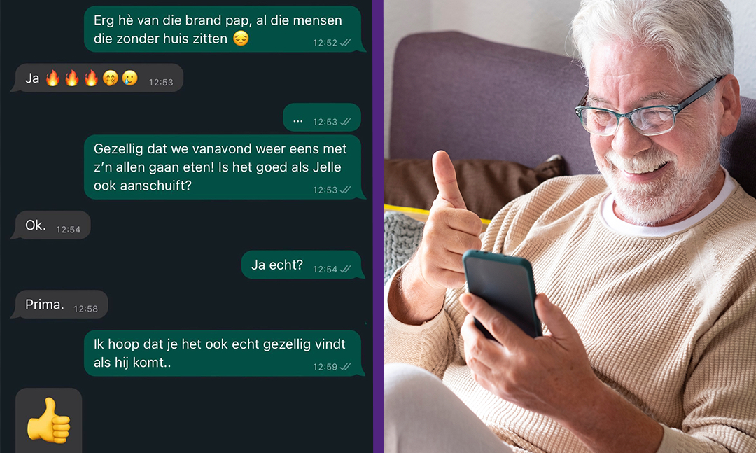 Wat bedoelt je vader nou precies met Ok. of Prima.? Check het in de boomervertaalgids