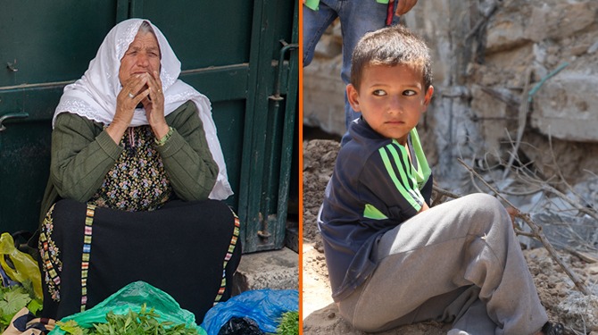 Rachida (80) en Jamal (5): twee gezichten van de Palestijnse pechgeneratie