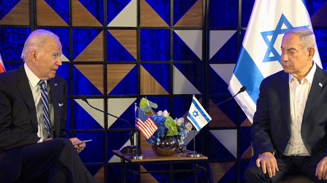 Biden blundert: ‘Poetin moet aanval op Israël staken omdat Taiwan het recht heeft zichzelf te verdedigen tegen Hamas’
