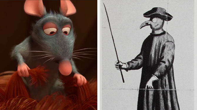 Ratten in Amsterdams restaurants doen denken aan familiefilm ‘Ratatouille’ en de pestepidemie van 1349