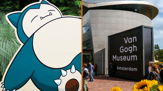 Kritiek op samenwerking Van Gogh Museum en Pokémon: ‘Snorlax draait zich om in z’n graf’