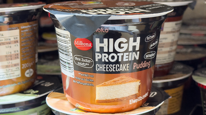 Toetje met 40 gram proteïne, geen suiker en koolhydraten smaakt helemaal niet echt naar cheesecake