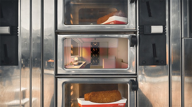 FEBO verhuurt snackmuur-hokjes aan studenten