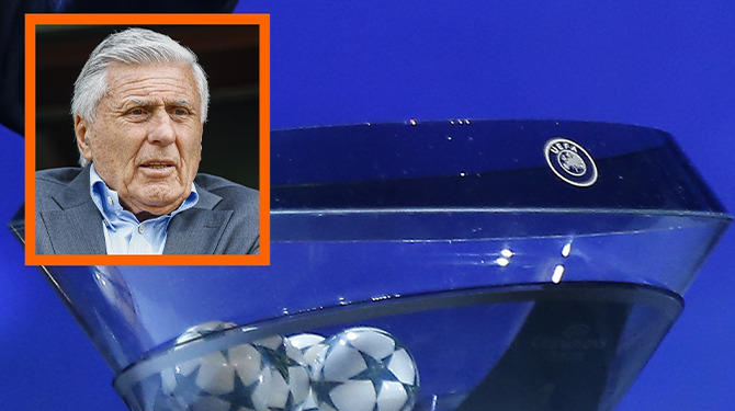 Sjaak Swart opgepakt in Nyon nadat hij Ajax-balletje in bak Champions League-loting stopt