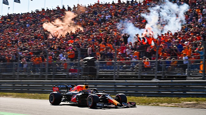 Formule 1: bier + fans Max Verstappen = overlast