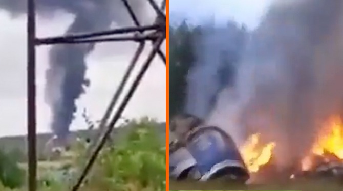 Rusland heeft opnames waaruit blijkt dat Oekraïne vliegtuig Prigozjin uit de lucht heeft geschoten