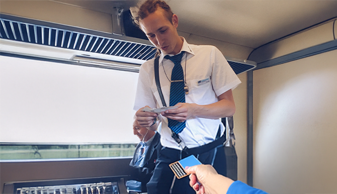 Filosofische conducteur vraagt reizigers te denken over wat 'persoonlijk bezit' voor hen betekent