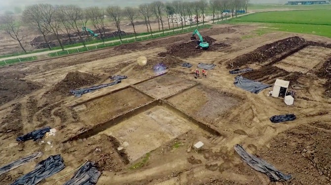 Archeologen ontdekken 4000 jaar oude loods