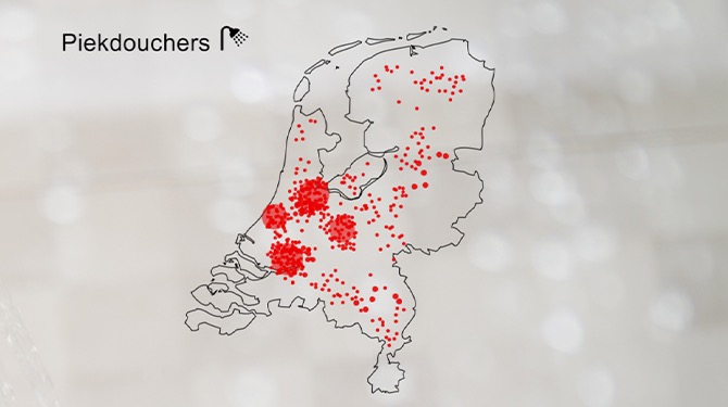 Overheid publiceert lijst met 3000 piekdouchers